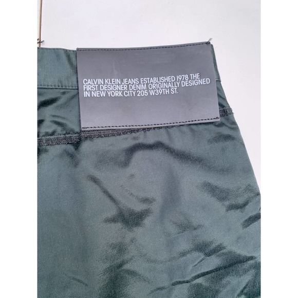 Calvin Klein 305W39NYC x Raf Simons SS18 Runway Satin Green Pants - Picture 10 of 11